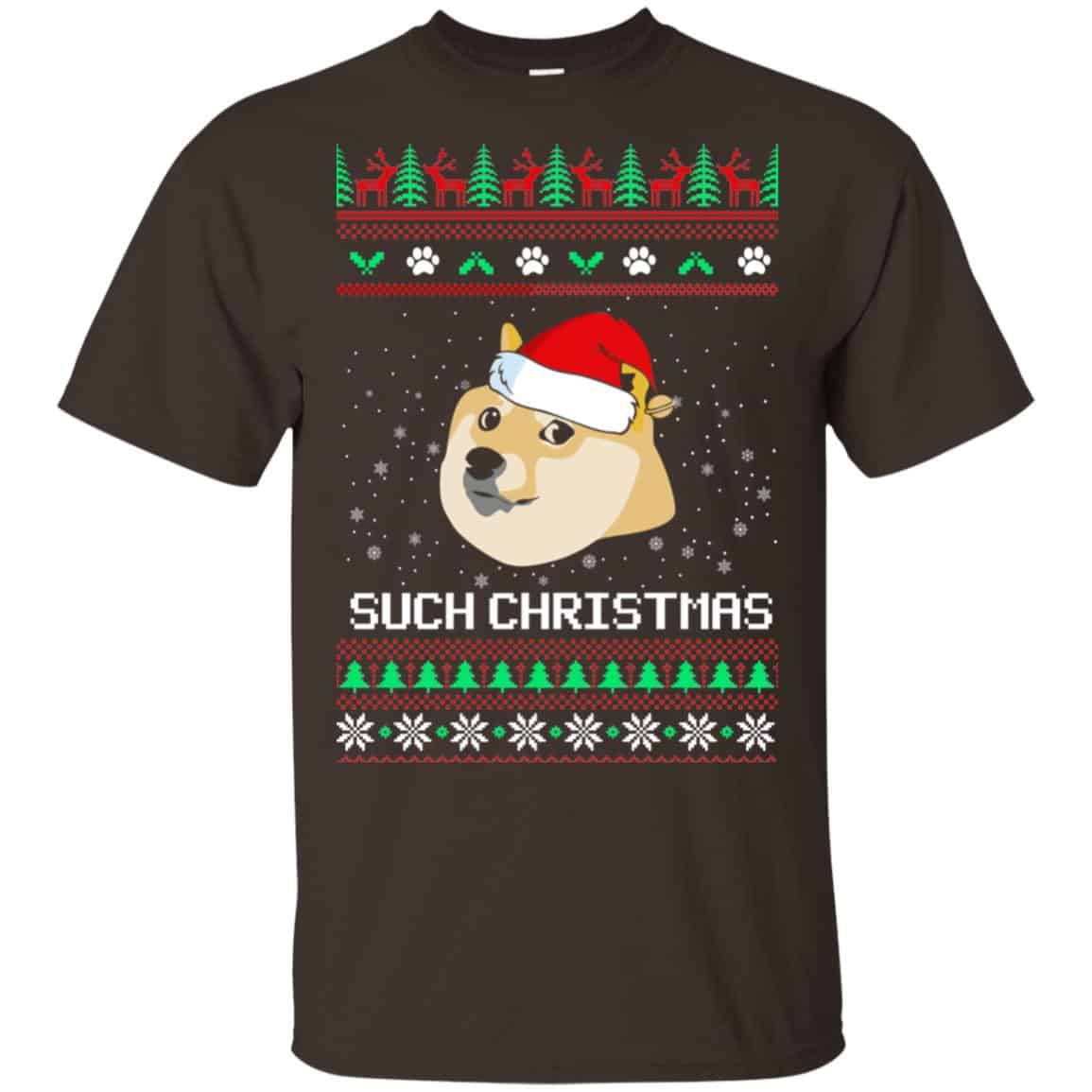 Such Christmas Doge Ugly Christmas Sweatshirt, T-Shirts, Hoodie