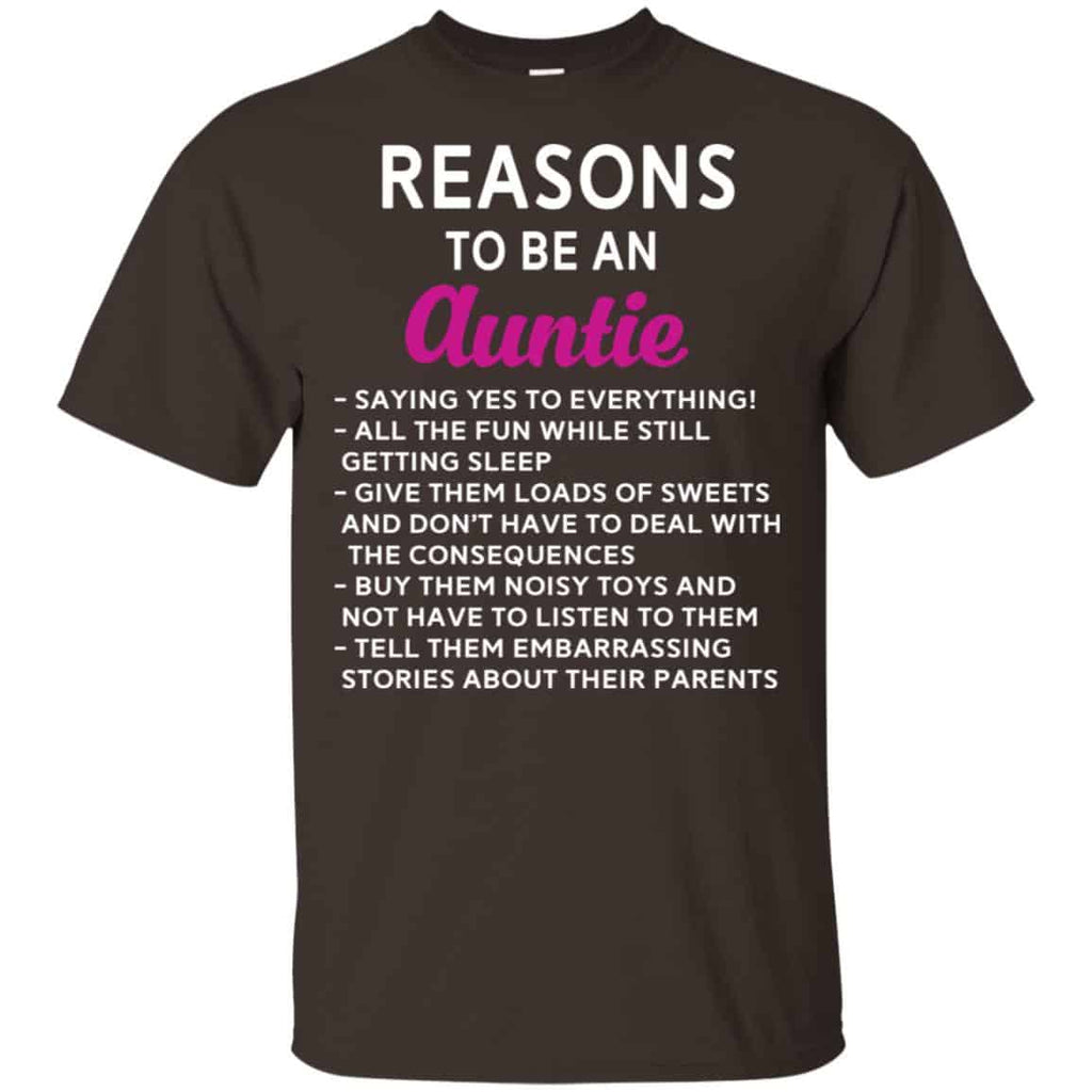 Reasons To Be A Auntie Shirt, Hoodie, Tank