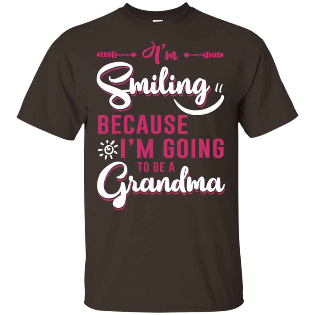 I’m Smiling Because I’m Going To Be A Grandma T-Shirts, Hoodie, Tank