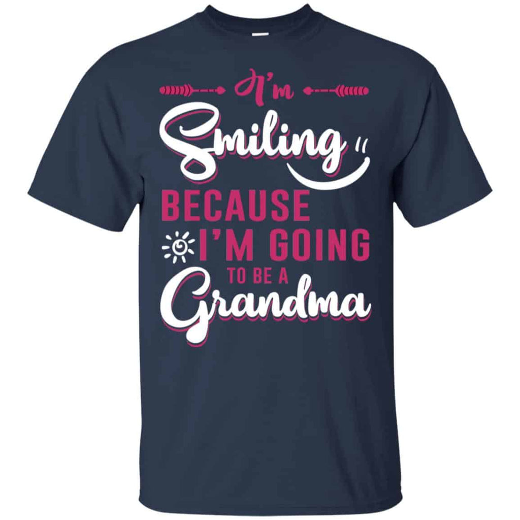 I’m Smiling Because I’m Going To Be A Grandma T-Shirts, Hoodie, Tank