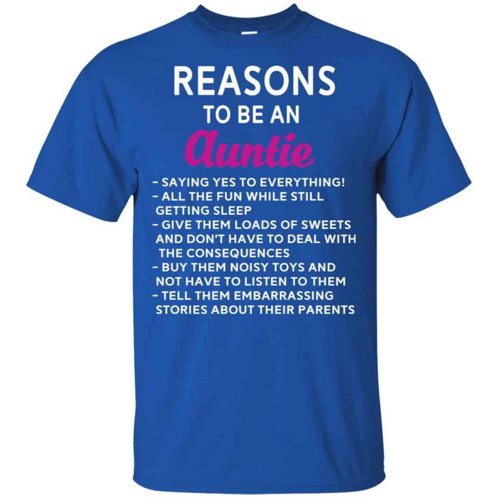 Reasons To Be A Auntie Shirt, Hoodie, Tank