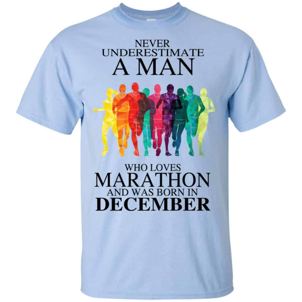 A Man Who Loves Marathon And Was Born In December T-Shirts, Hoodie, Tank