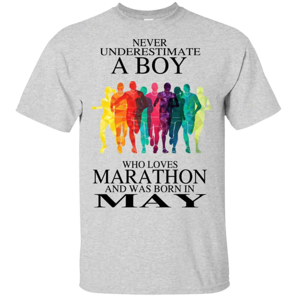 A Boy Who Loves Marathon And Was Born In May T-Shirts, Hoodie, Tank