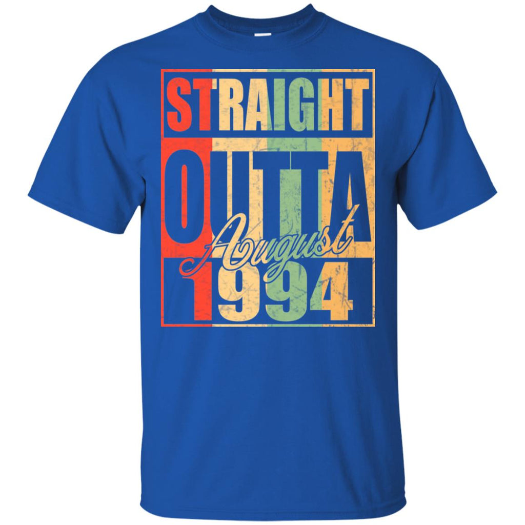 Vintage Straight Outta August 1994 Birthday T-Shirts, Hoodie, Tank