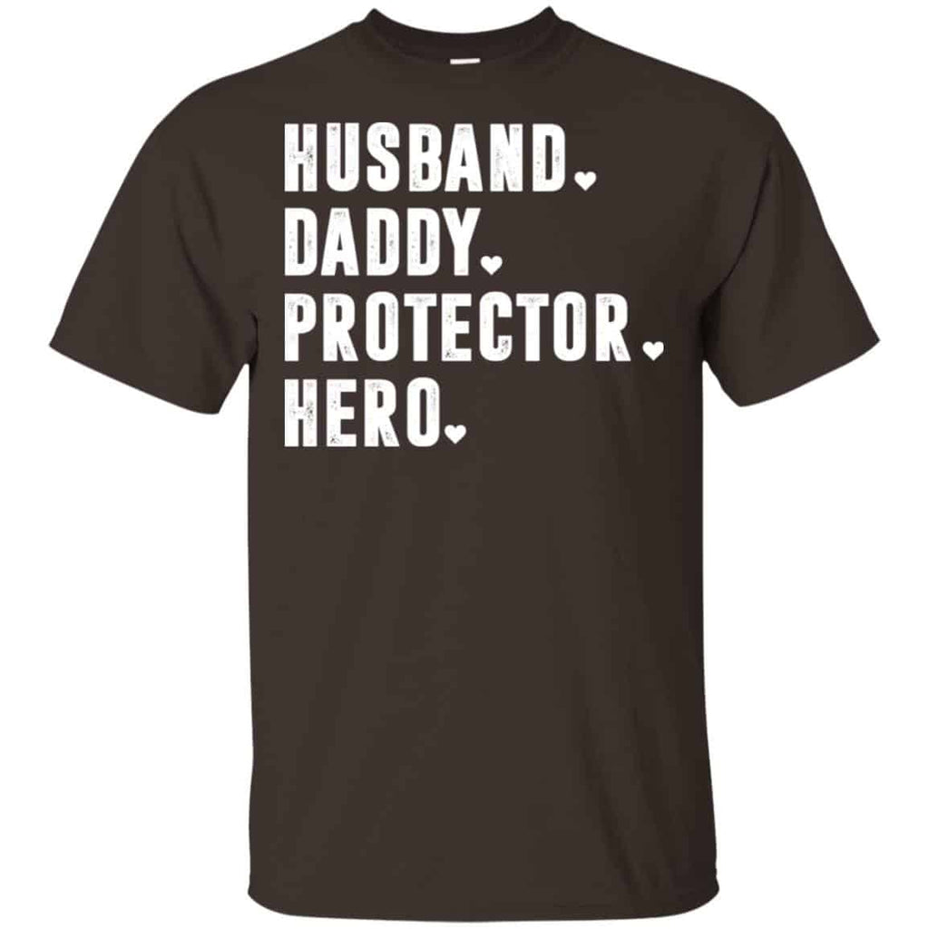Husband Daddy Protector Hero Shirt, Hoodie, Tank