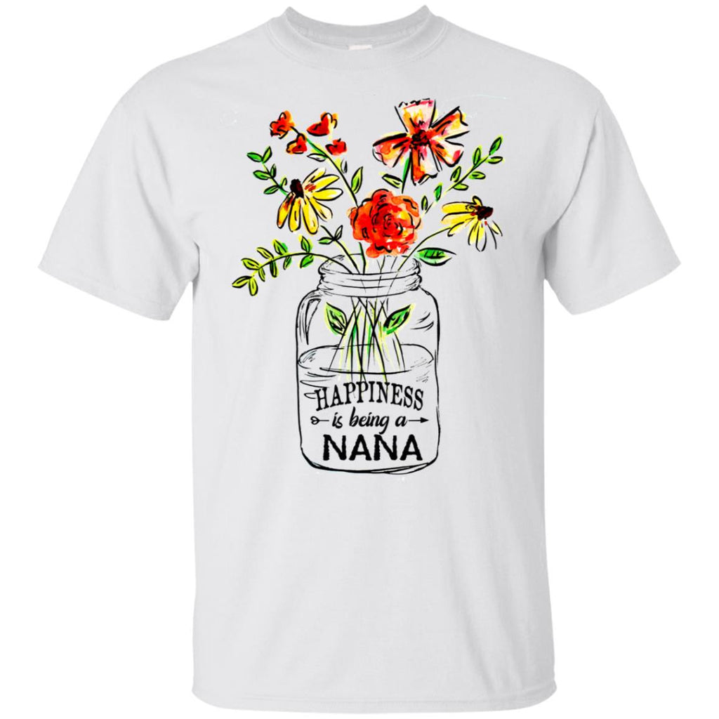 Happiness Is Being A Nana Flower T-Shirts, Hoodie, Tank