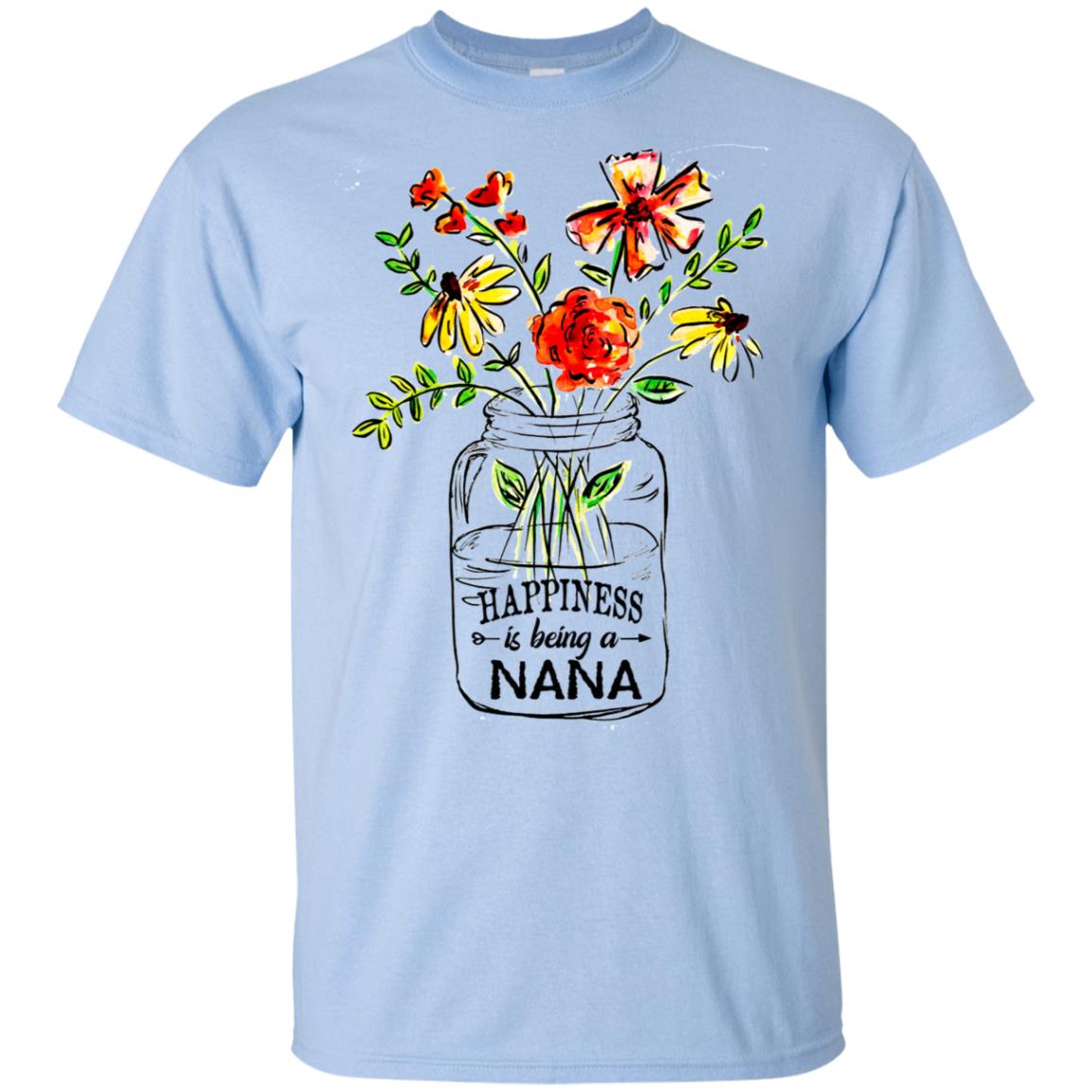 Happiness Is Being A Nana Flower T-Shirts, Hoodie, Tank