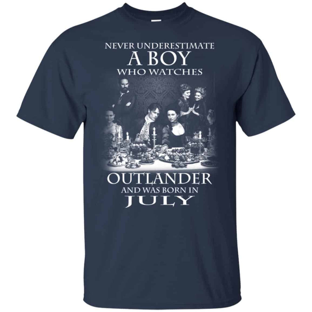 A Boy Who Watches Outlander And Was Born In July T-Shirts, Hoodie, Tank