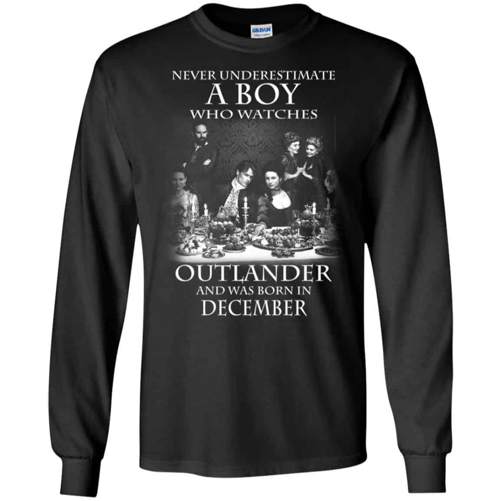 A Boy Who Watches Outlander And Was Born In December T-Shirts, Hoodie, Tank