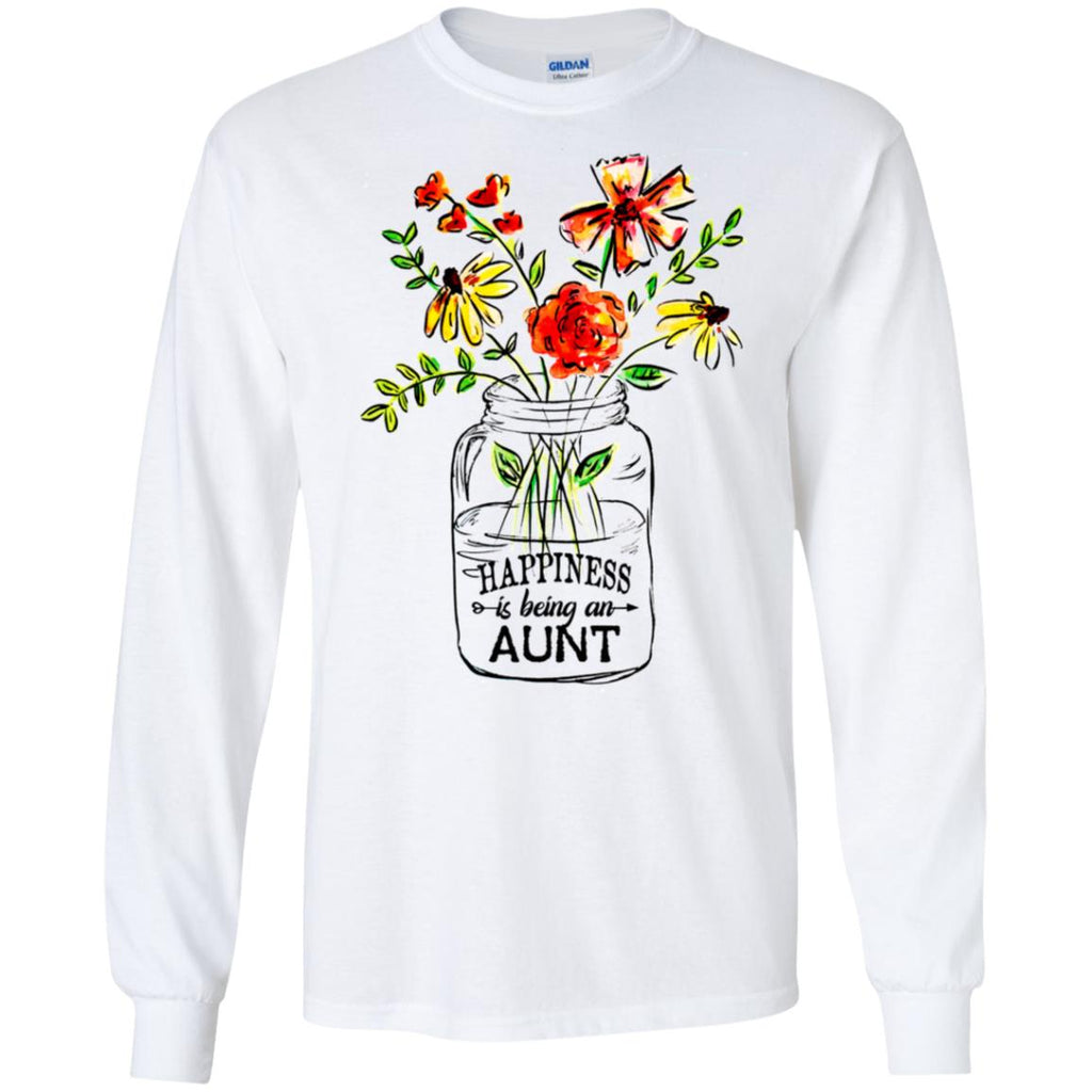 Happiness Is Being A Aunt Flower T-Shirts, Hoodie, Tank