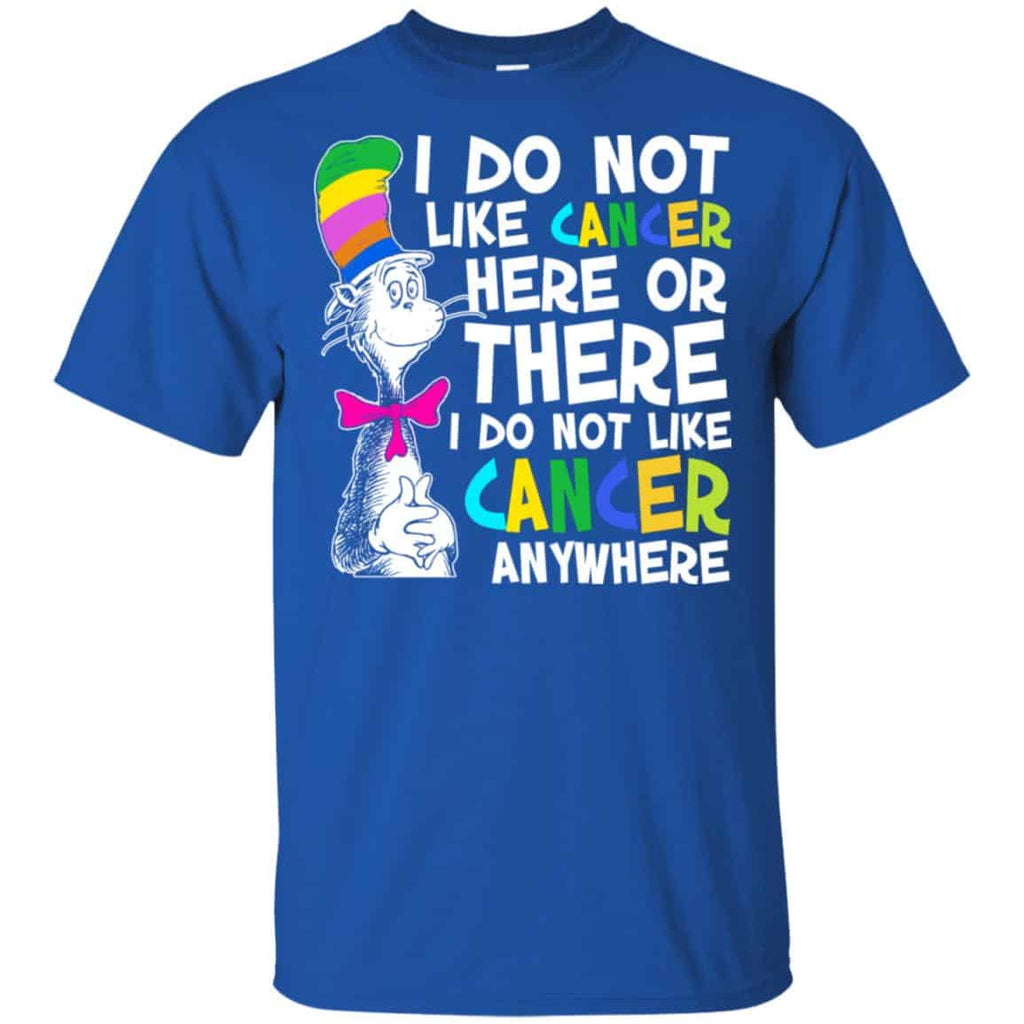 I Do Not Like Cancer Here Or There I Do Not Like Cancer Everywhere Shirt, Hoodie, Tank