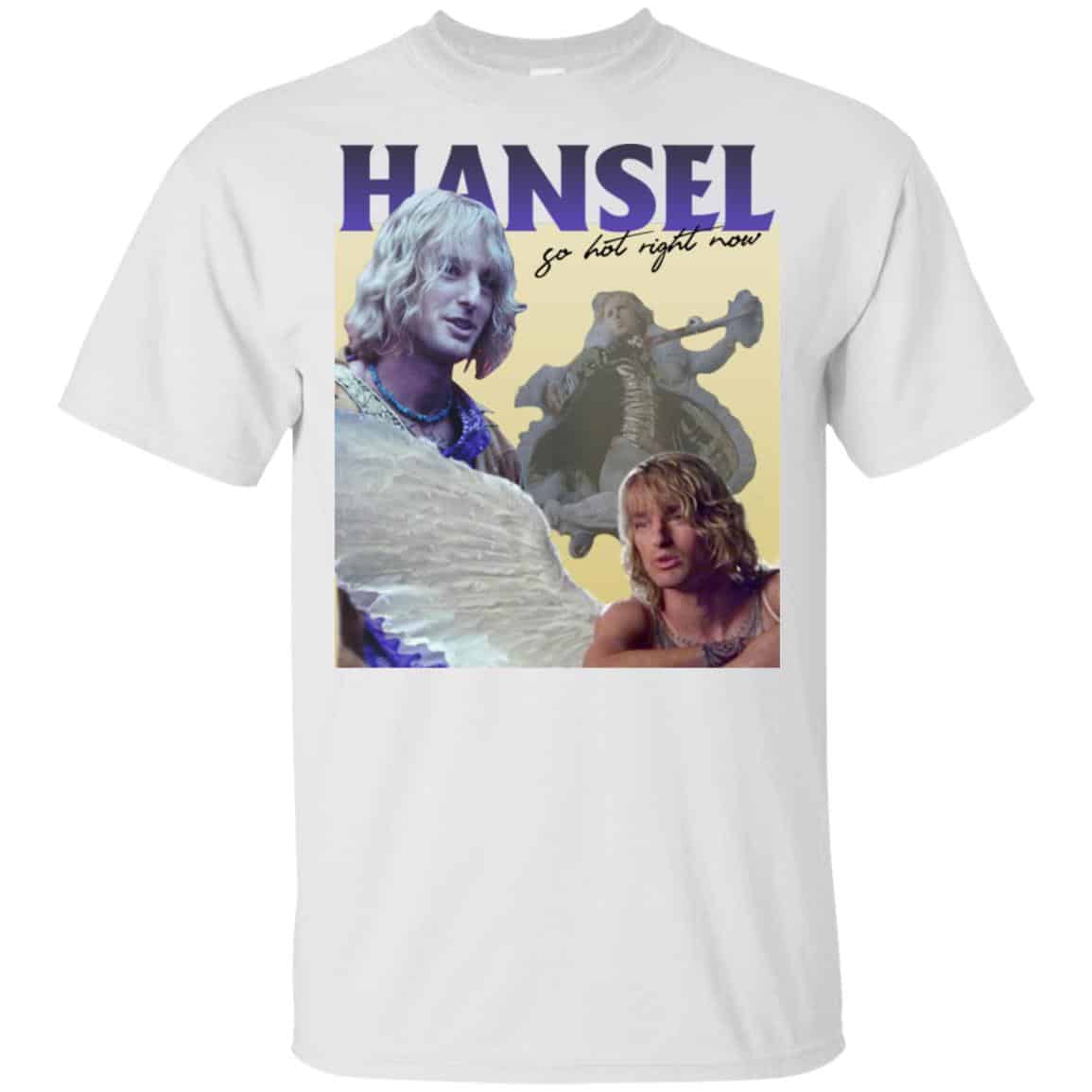 Zoolander: Hansel, So Hot Right Now T-Shirts, Hoodie, Tank