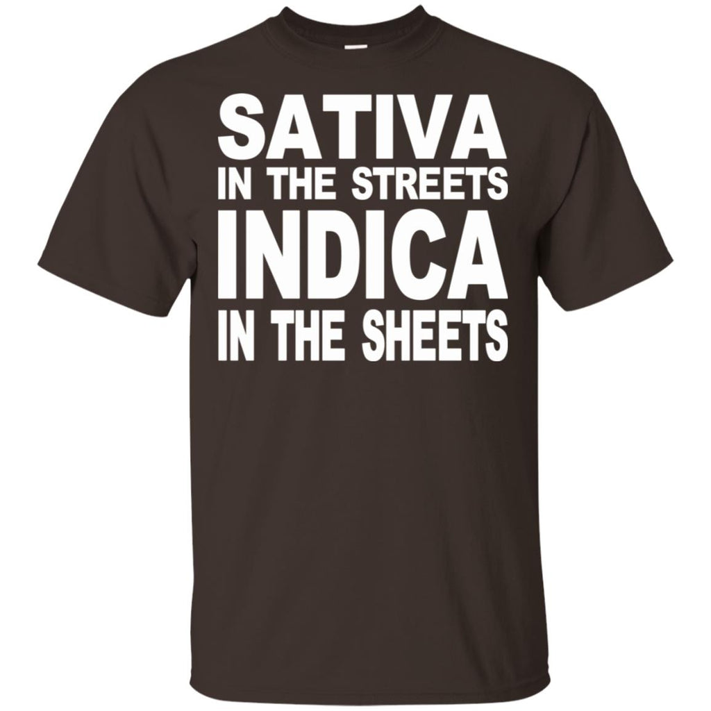 Sativa In The Streets Indica In The Sheets T-Shirts, Hoodie, Tank