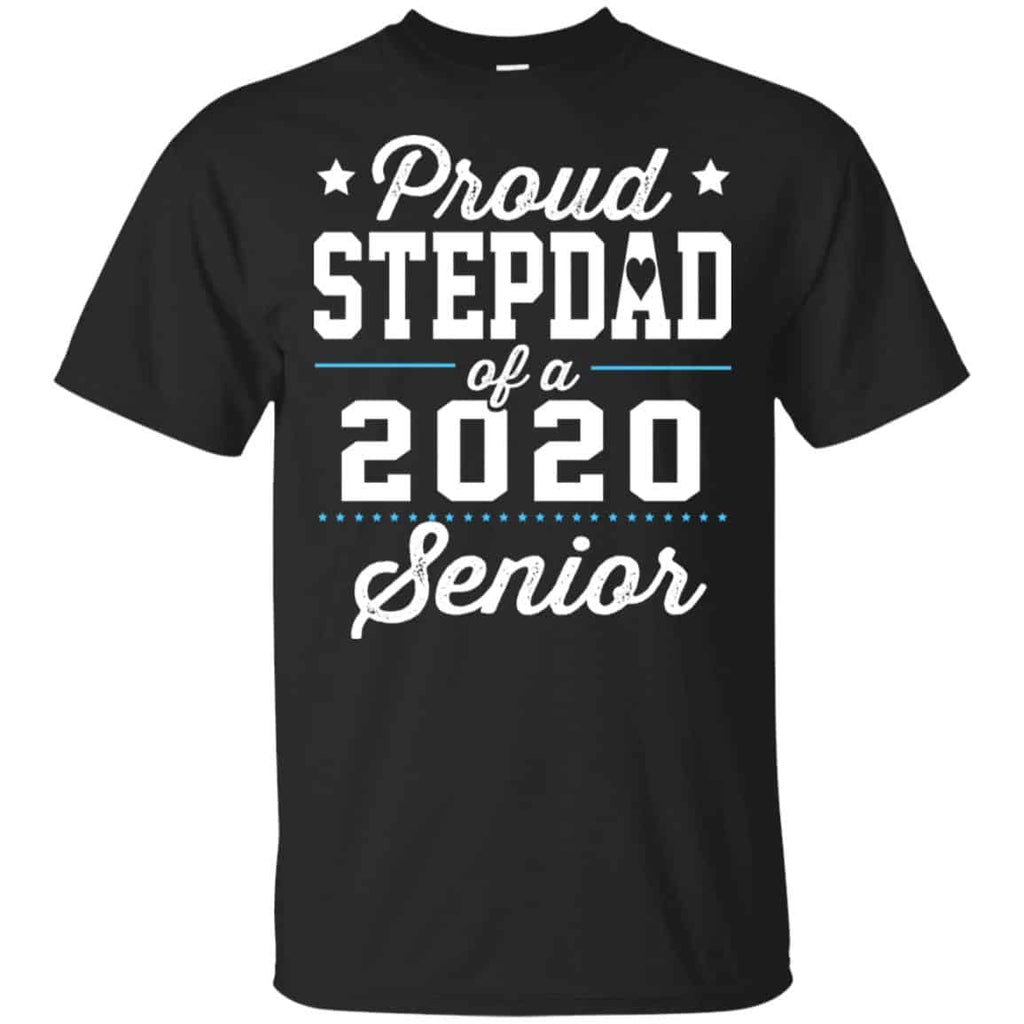 Proud Stepdad Of A 2020 Senior Graduation T-Shirts, Hoodie, Tank