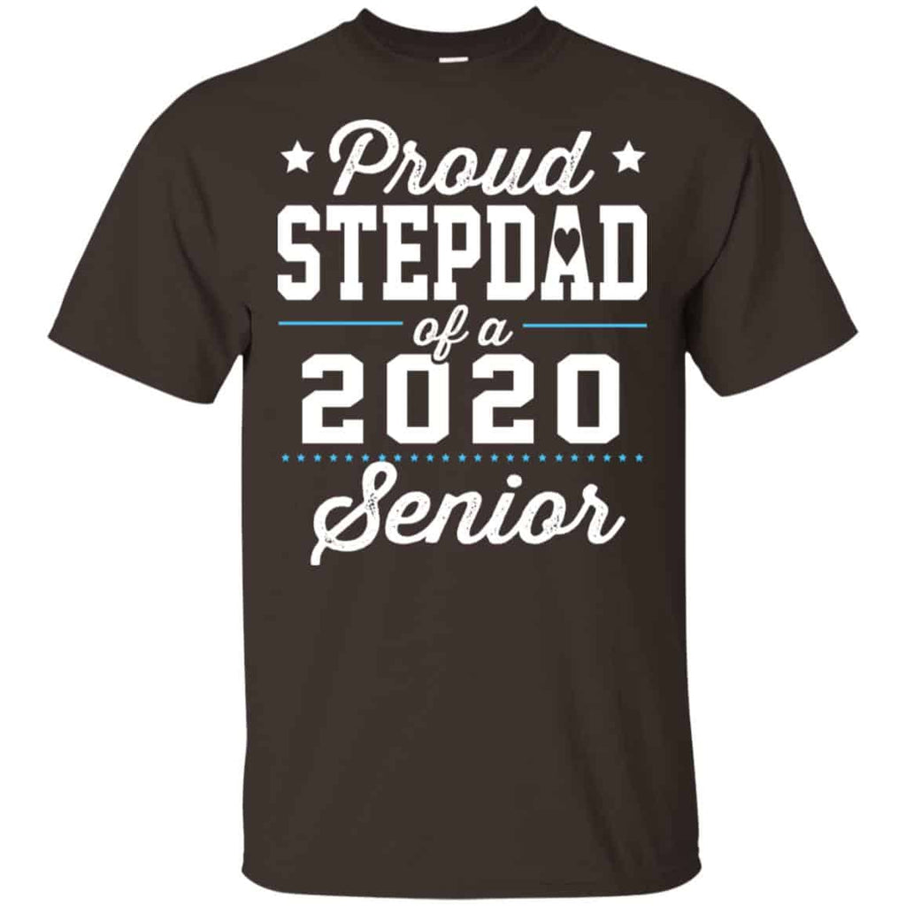 Proud Stepdad Of A 2020 Senior Graduation T-Shirts, Hoodie, Tank