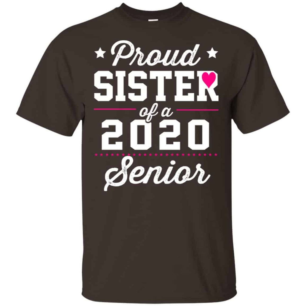 Proud Sister Of A 2020 Senior Graduation T-Shirts, Hoodie, Tank