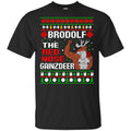 Brodolf The Red Nose Gainzdeer Christmas Sweater, T-Shirts, Hoodie