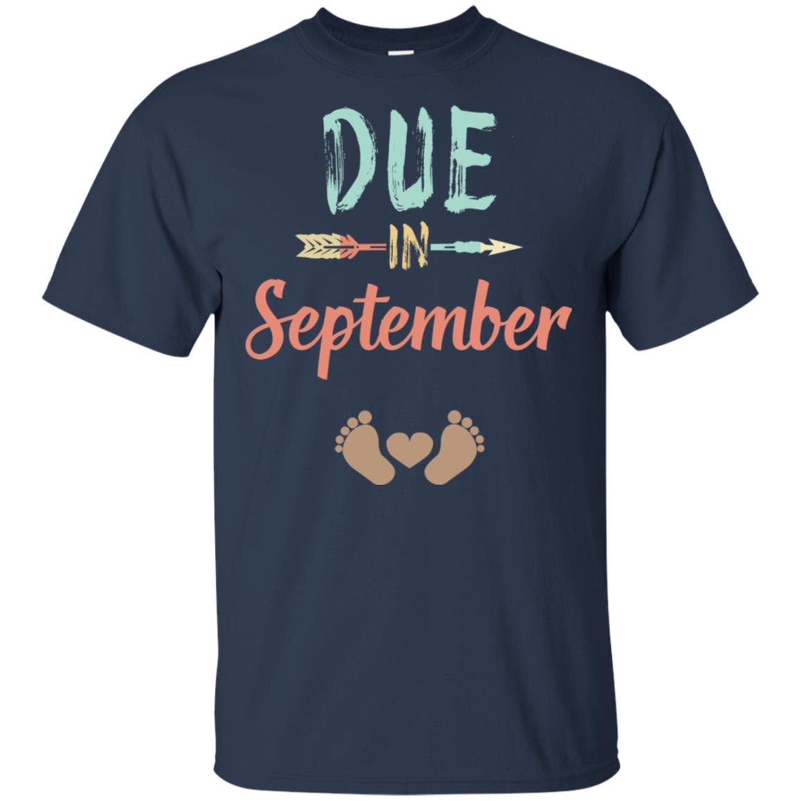 Due Date September Announcement Mommy Bump Pregnancy T-Shirts, Hoodie, Tank