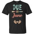 Due Date June Announcement Mommy Bump Pregnancy T-Shirts, Hoodie, Tank