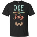 Due Date July Announcement Mommy Bump Pregnancy T-Shirts, Hoodie, Tank