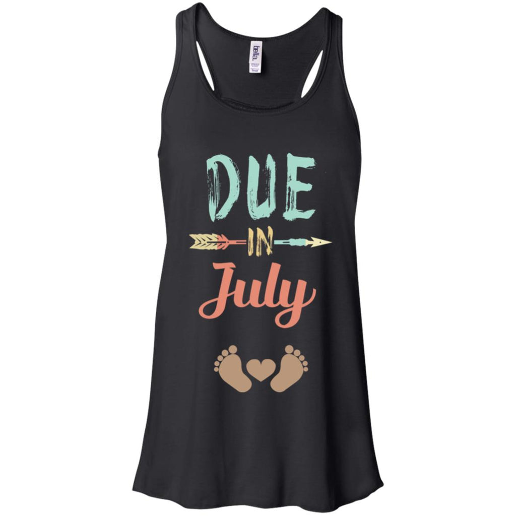 Due Date July Announcement Mommy Bump Pregnancy T-Shirts, Hoodie, Tank