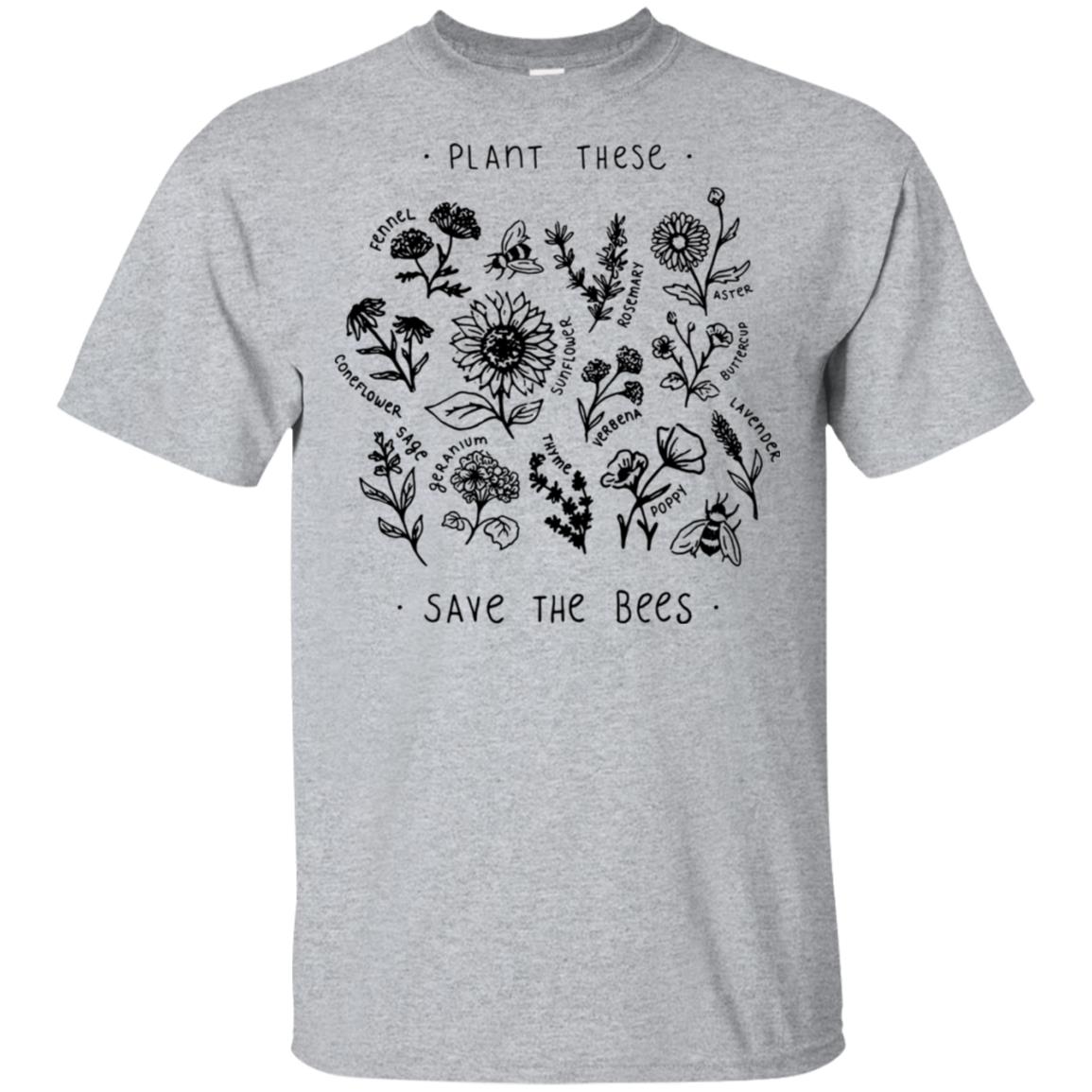 Plant These Save The Bees T-Shirts, Hoodie, Tank