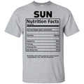 Sun Nutrition Facts T-Shirts, Hoodie, Tank