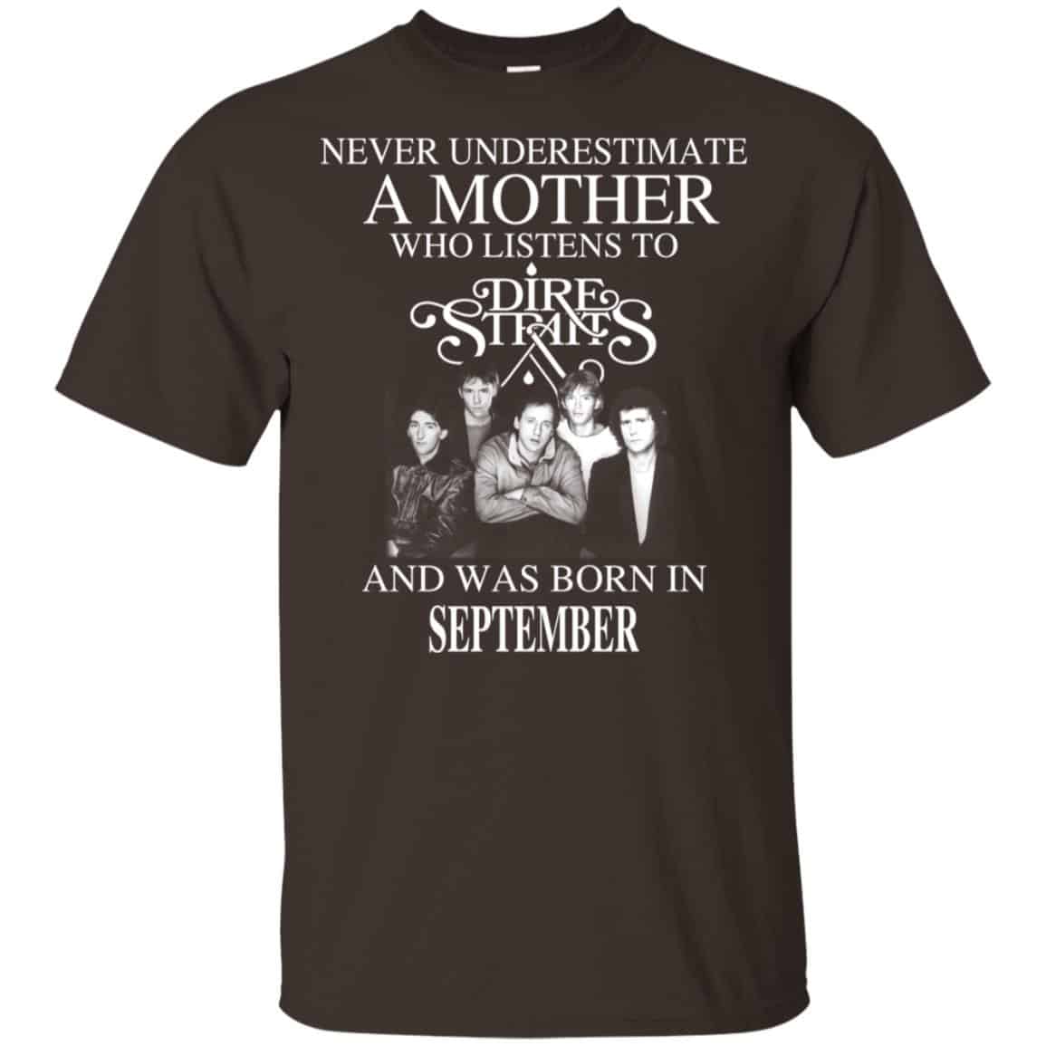 A Mother Who Listens To Dire Straits And Was Born In September T-Shirts, Hoodie, Tank