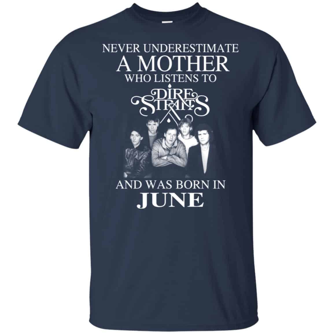 A Mother Who Listens To Dire Straits And Was Born In June T-Shirts, Hoodie, Tank