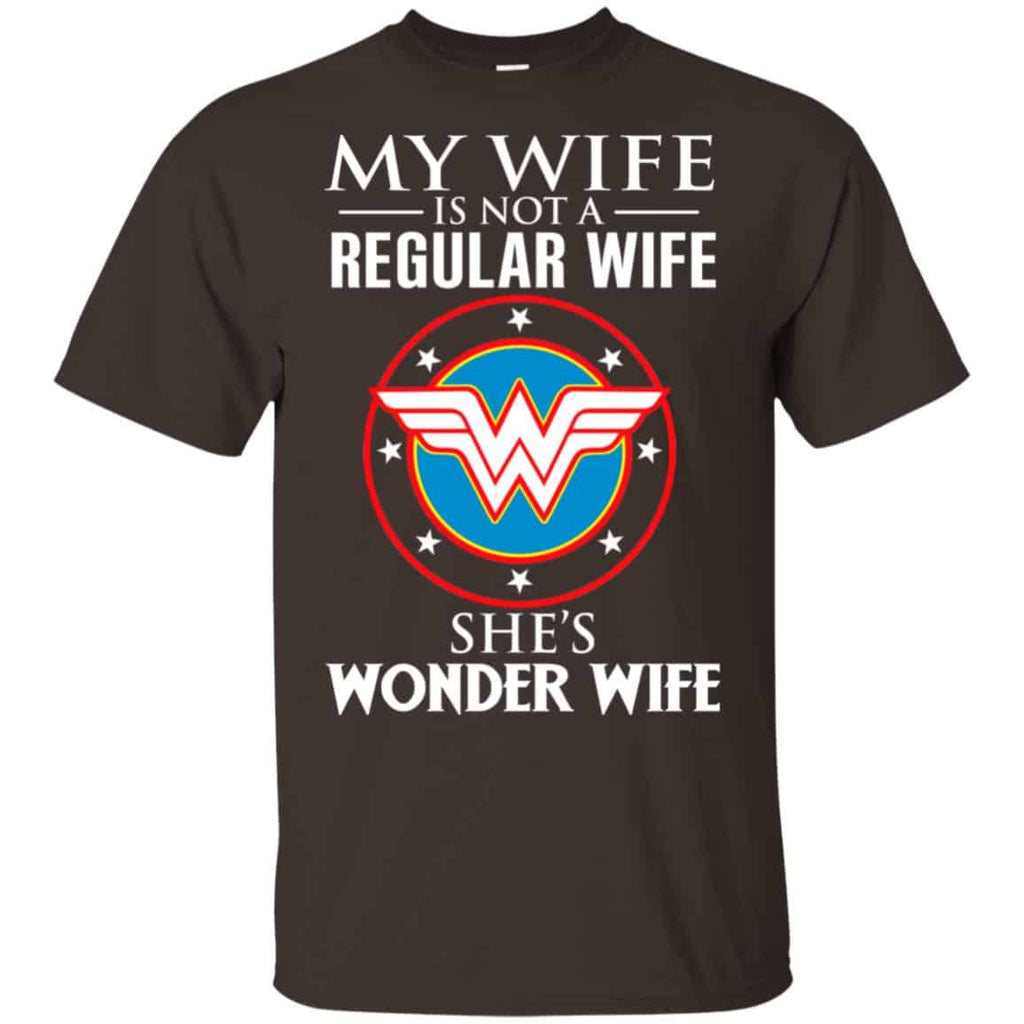 My Wife Is Not A Regular Wife She’s Wonder Wife Shirt, Hoodie, Tank