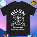 Rush Backstage Navy Fifty Starman Tour Shirt