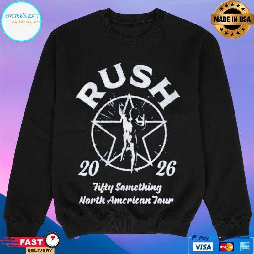 Rush Backstage Navy Fifty Starman Tour Shirt