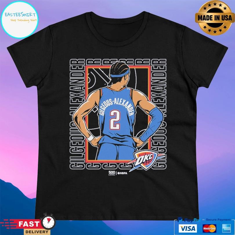 Shai Gilgeousalexander Oklahoma City Thunder Repeat T-Shirts
