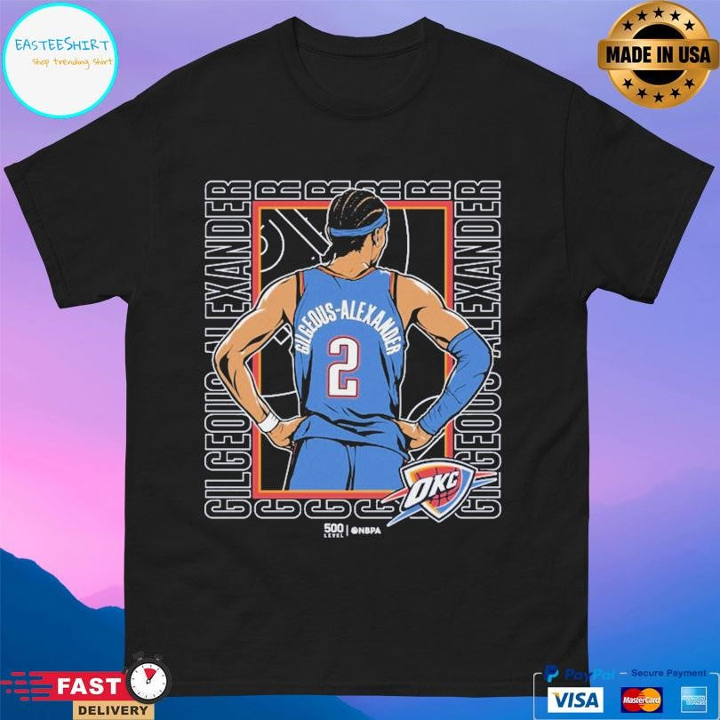 Shai Gilgeousalexander Oklahoma City Thunder Repeat T-Shirts
