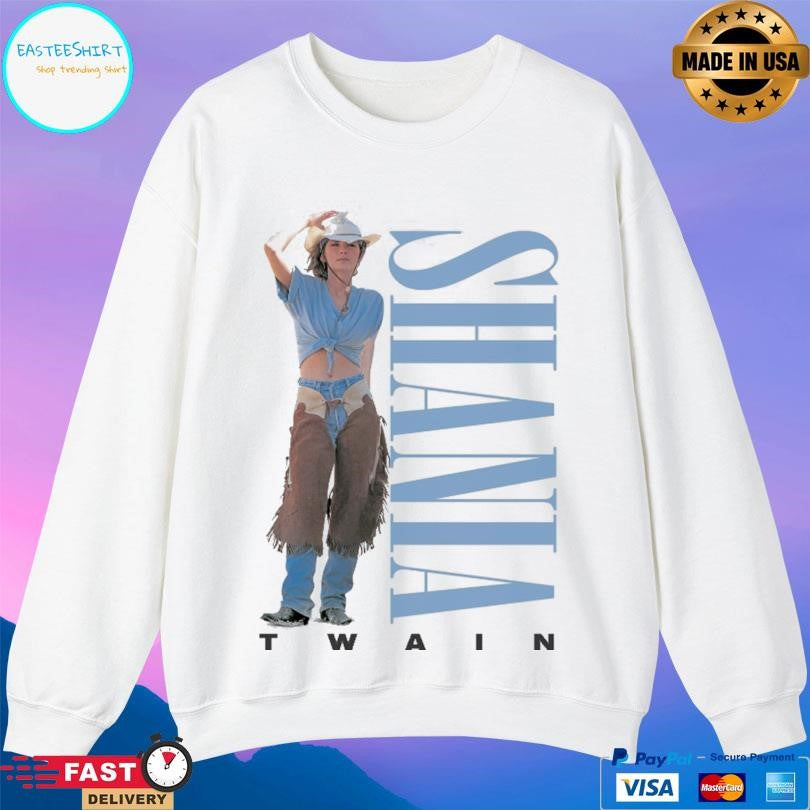 Shania Twain Let’s Go Girls Vintage White Shirt