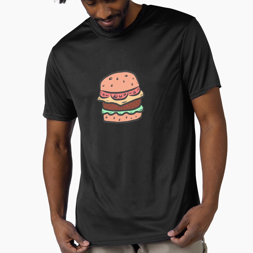 Yummy Burger Illustration | Graphic Art by Floo-kee
