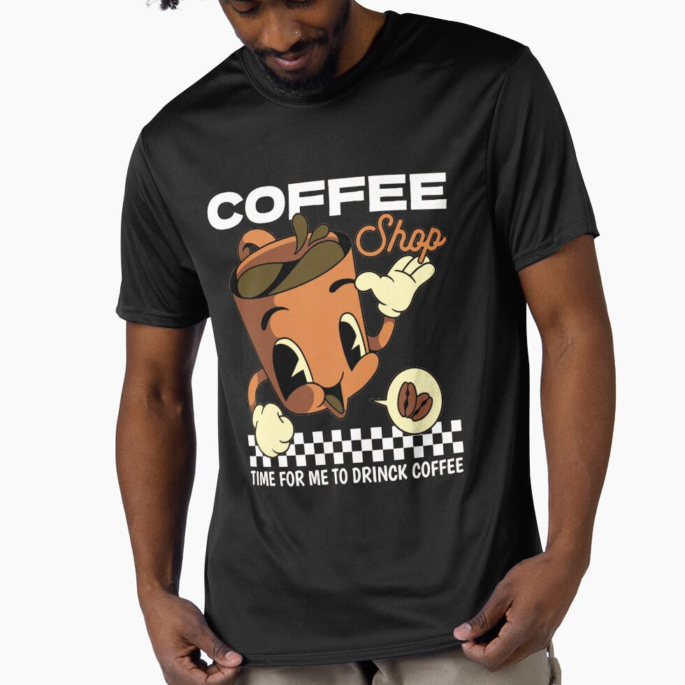 Time for Me to Drink Coffee – Motivational Coffee Lover Design2 by fayrozelmasry
