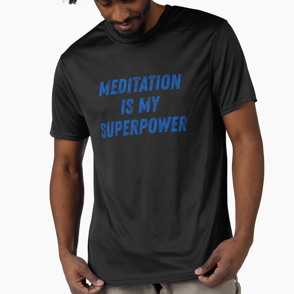 Meditation Superpower T-Shirt | Calm Mindfulness Tee for Peace Seekers by Dream Vibe