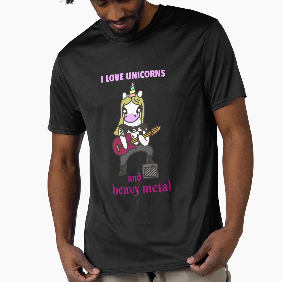 Cute Kawaii Heavy Metal Unicorn by plzLOOK