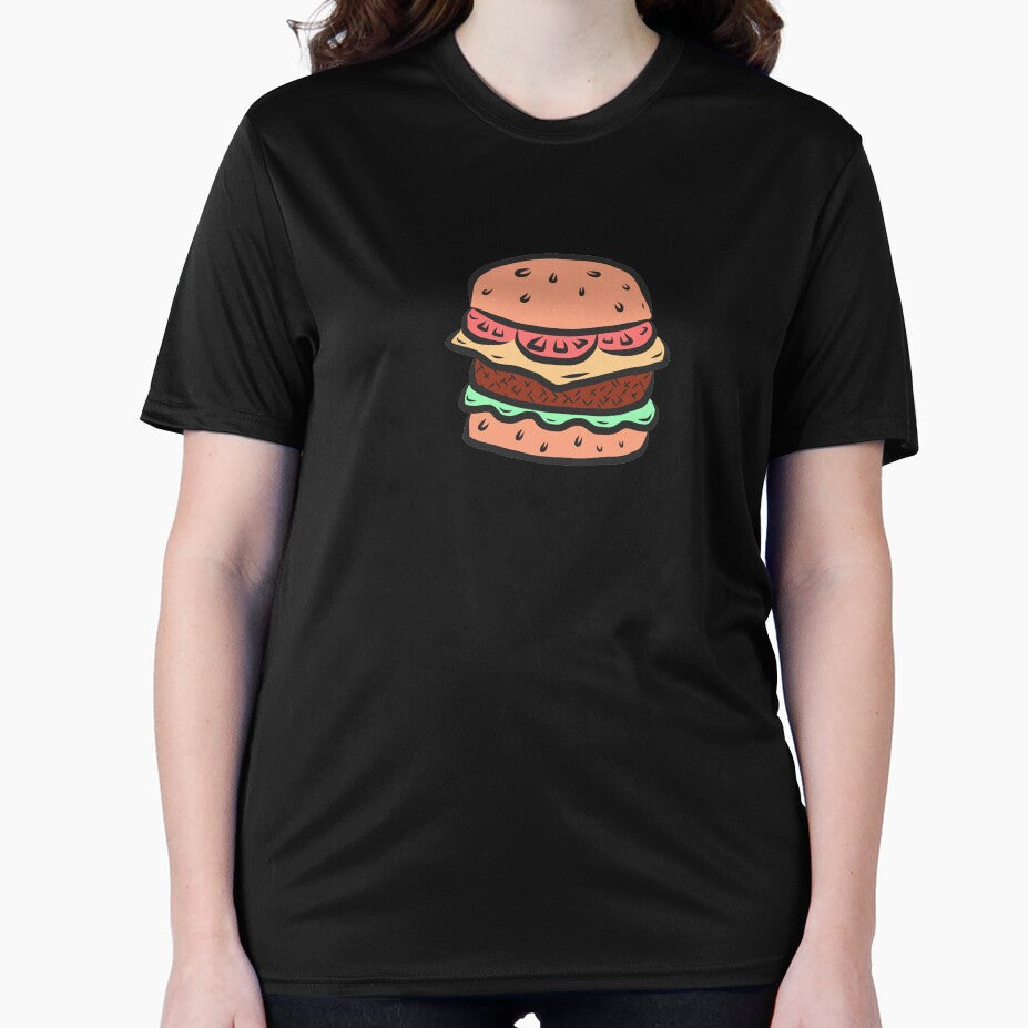 Yummy Burger Illustration | Graphic Art by Floo-kee