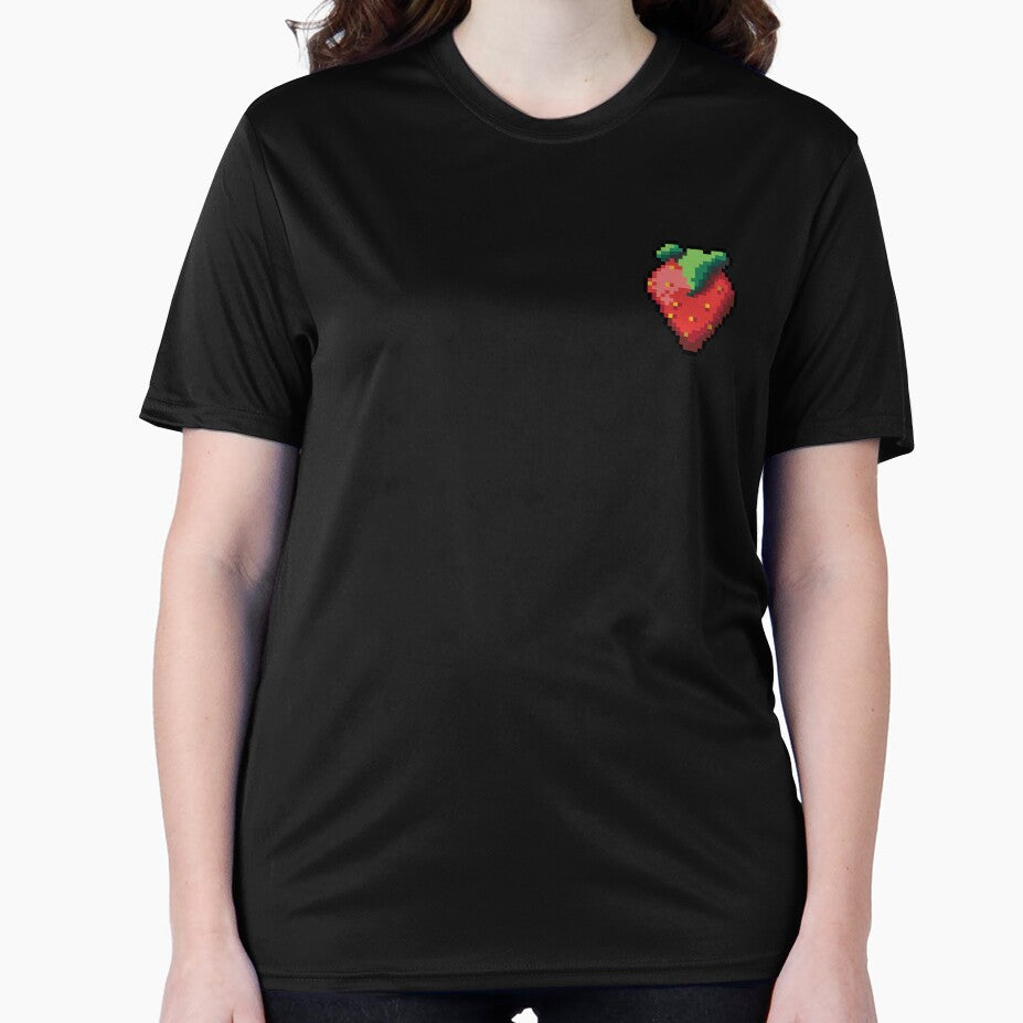Pixel Strawberry - pixel food art by LittleFoodShop