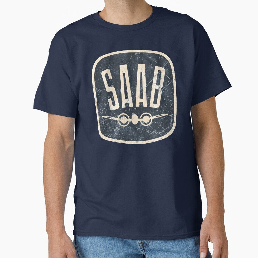 SAAB Car Vintage Retro Logo by Turboscope