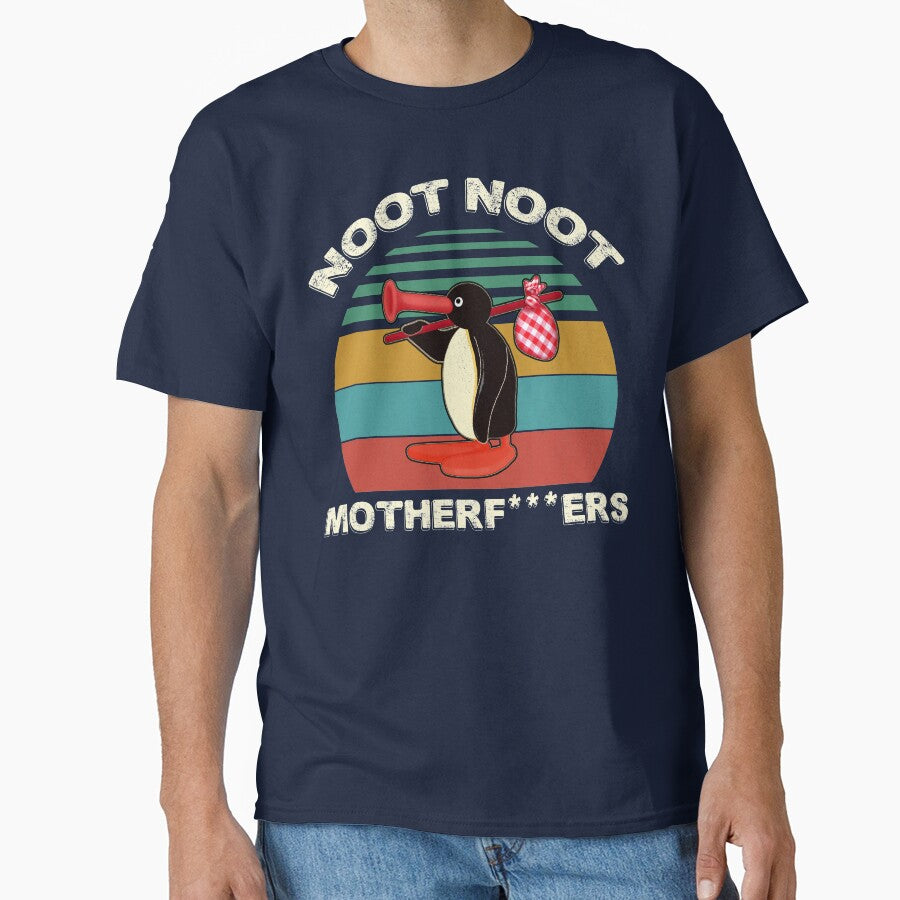 Noot Noot Pingu Shirt Funny Pingu Meme Gift, Pingu Noot Noot Motherf by GreenSplash