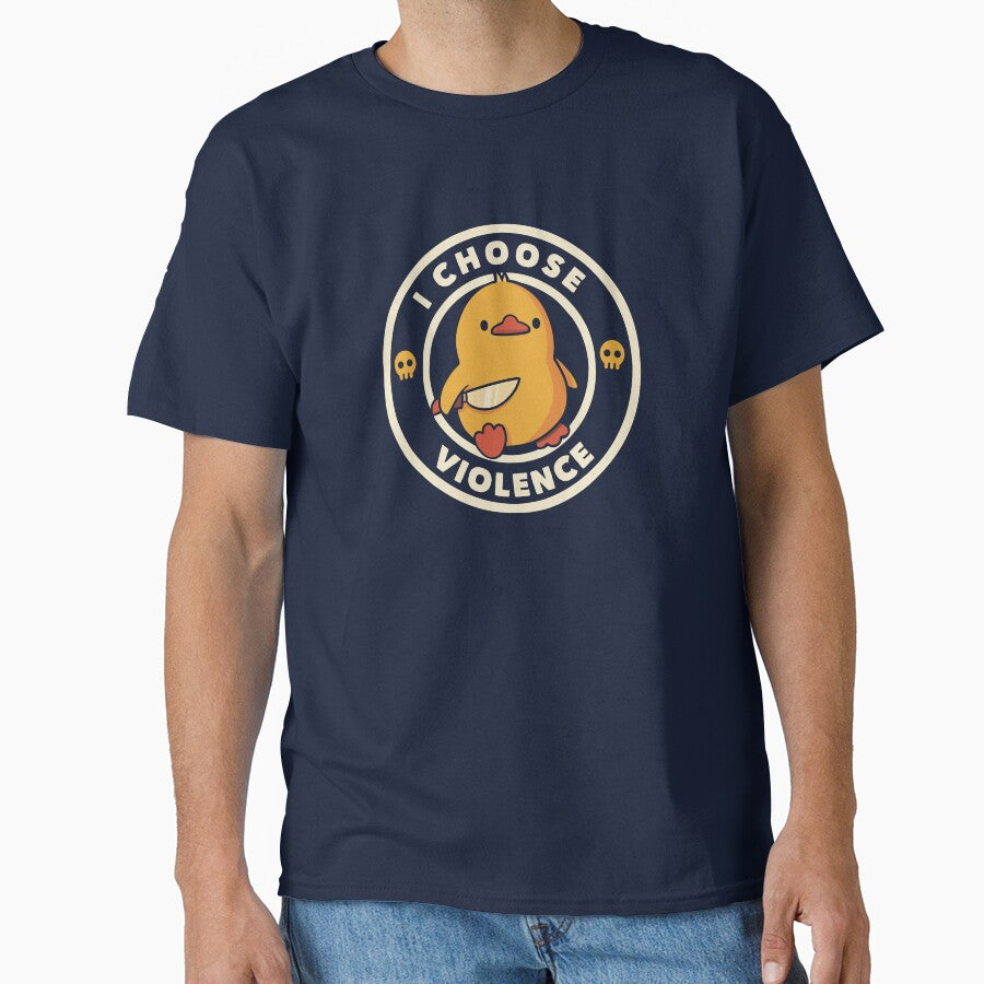 I Choose Violence Funny Duck by Tobe Fonseca by Tobe Fonseca®
