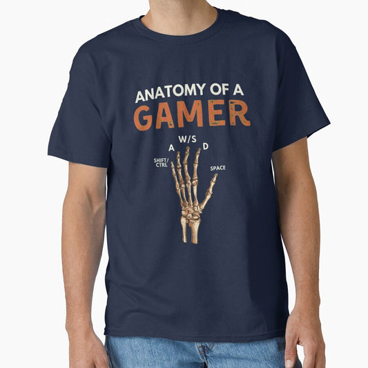 Anatomy of A Gamer, Funny Gamer Gifts, Gift For Gamer, Gaming Gifts For Boys, Gamer Gift for Him, Gamer T-Shirt, Game Lover Unisex Shirt T-Shirt by OlyvieArt