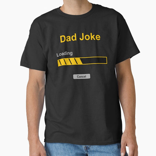 Dad Joke loading (cancel button) funny and sad by SolidEarthArt