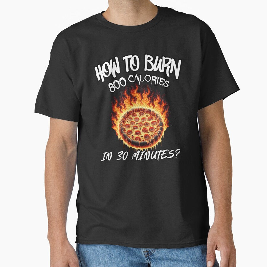 Cheesy Dad Joke Slice of Pizza How to Burn 800 Calories in 30 Minutes by illustroVibe