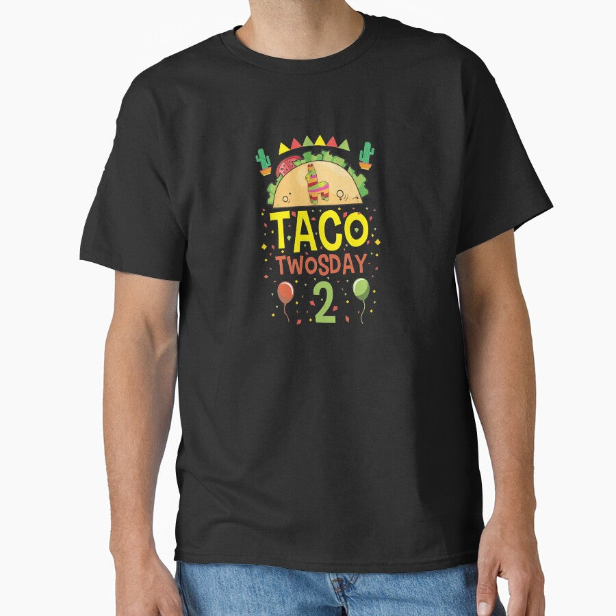 Tacos Taco Twosday 2 Birthday Gift by haselshirt
