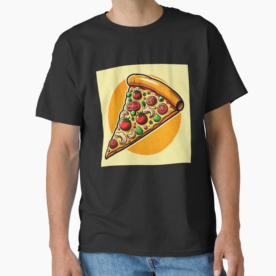 Slice of Pizza Pop Art Style by artofuniverse