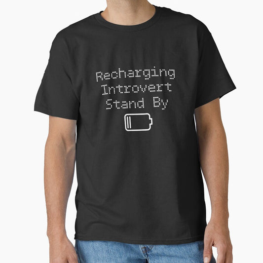 Funny Introvert Recharging Stand By by jutulen